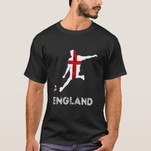 England English Soccer Team St George's Cross Rugb T-Shirt