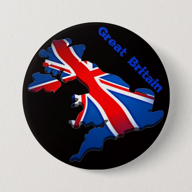england flag 7.5 cm round badge (Front)