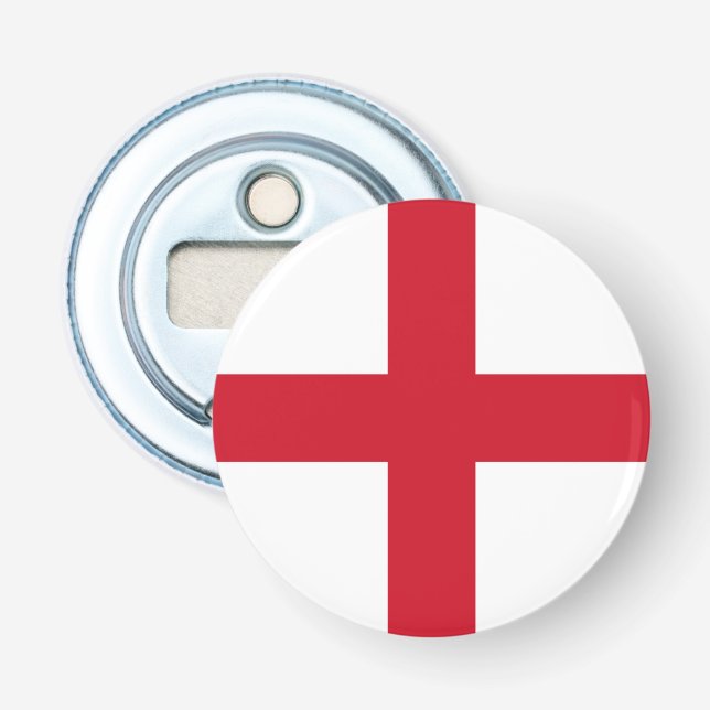 England Flag bocnt Bottle Opener (Front)