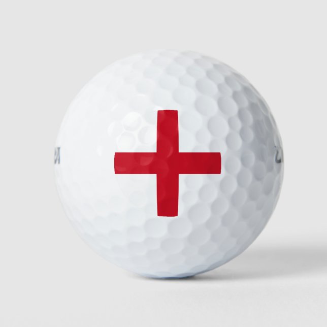 England Flag Golf Balls (Front)