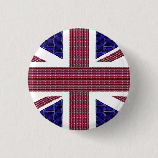 England Flag, Great Britain Flag 3 Cm Round Badge
