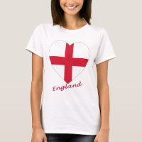 England Flag Heart