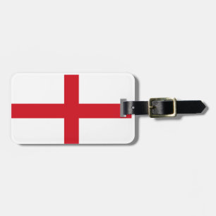 England flag luggage tag