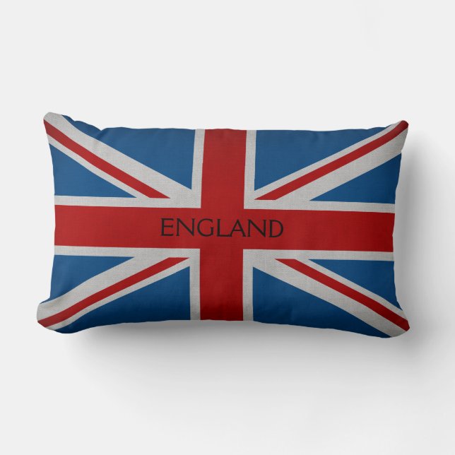 England Flag Lumbar Cushion (Front)