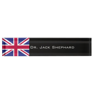 England Flag Nameplate