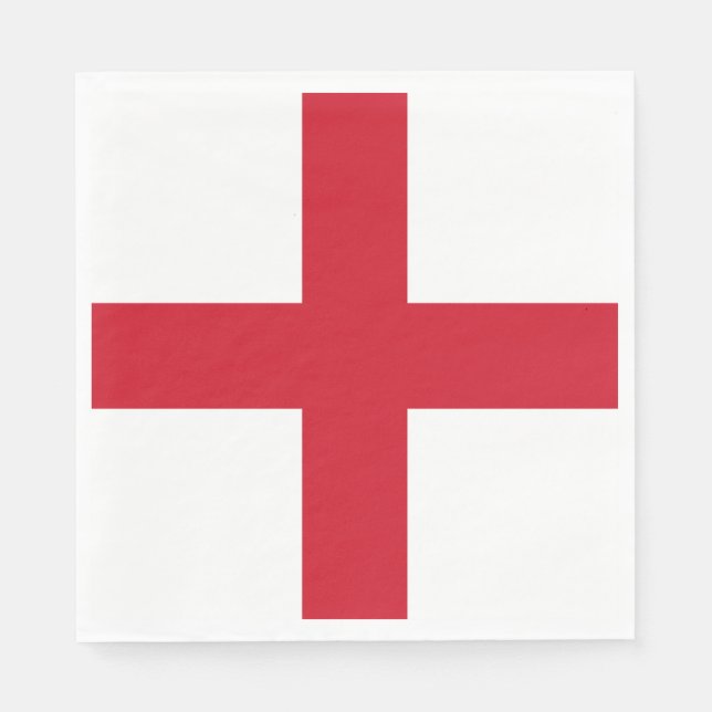 England Flag Napkin (Front)