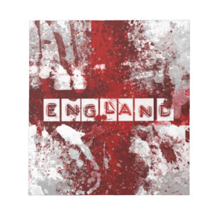 England flag notepad