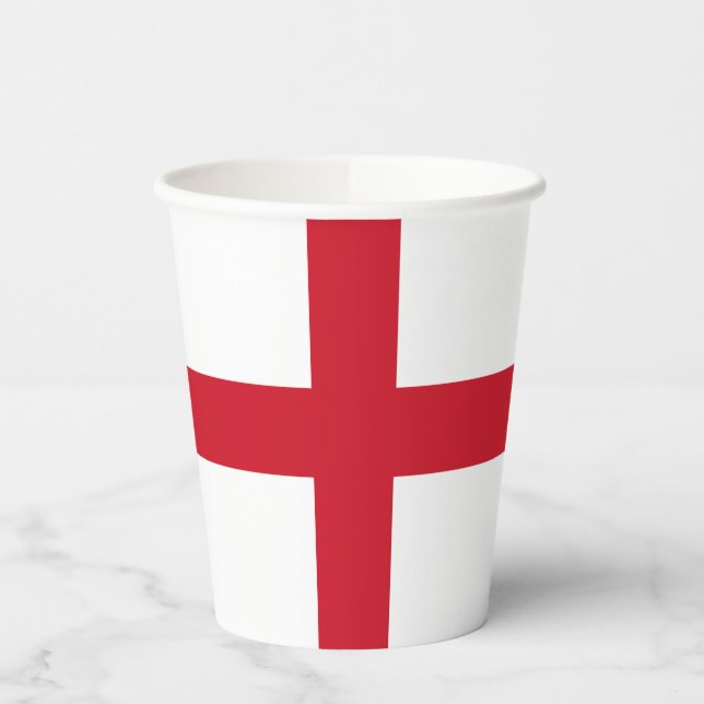 England Flag Paper Cups (Left)