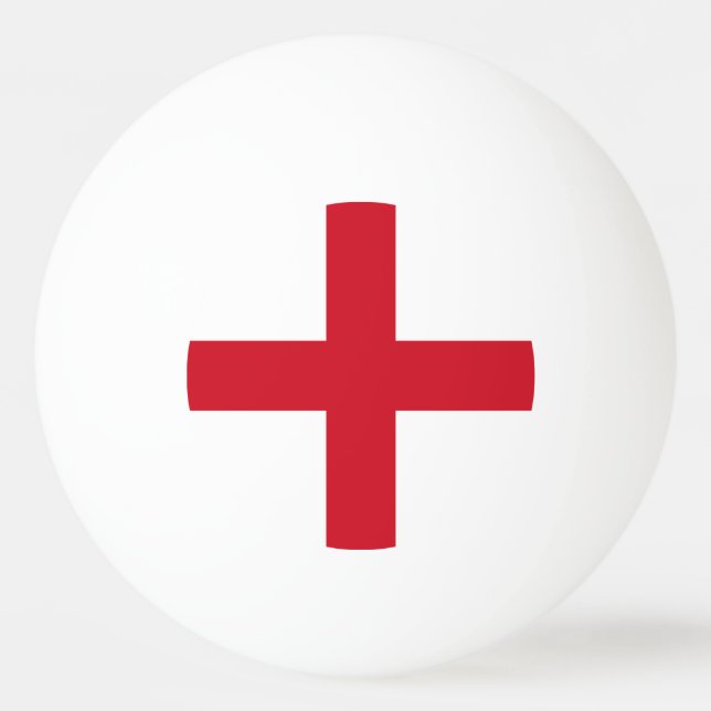 England Flag Ping Pong Ball (Front)