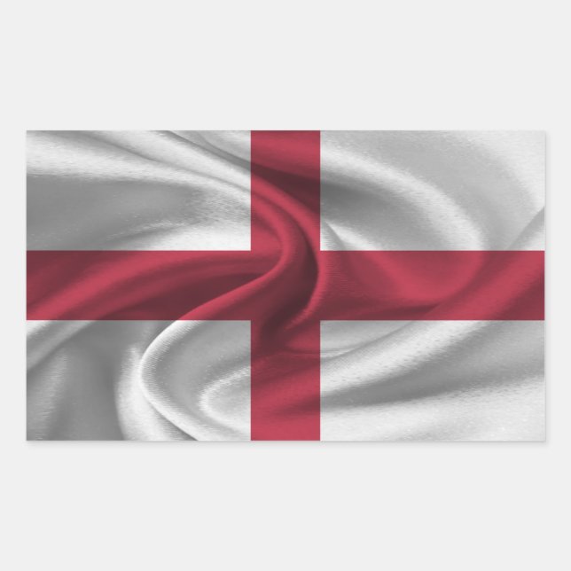 England Flag Rectangular Sticker (Front)
