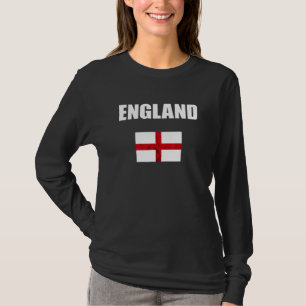 England Flag St George's Cross English Roots Engli T-Shirt