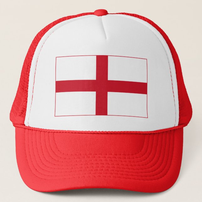 England Flag Trucker Hat (Front)