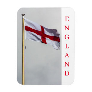 England flag up close fridge magnet