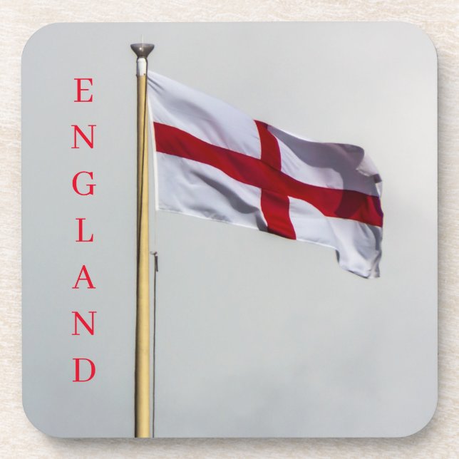 England flag view coasters (Front)