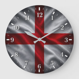 England Flag Watch 2026 Large Clock
