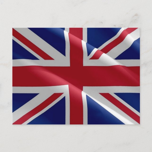 England - Flag Waving United Kingdom - Postcard (Front)