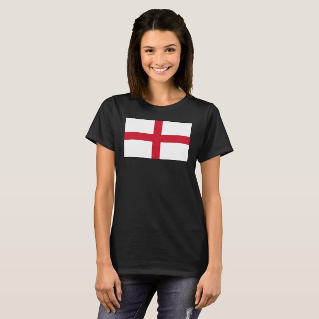 England Flag wccnt T-Shirt (Front Full)