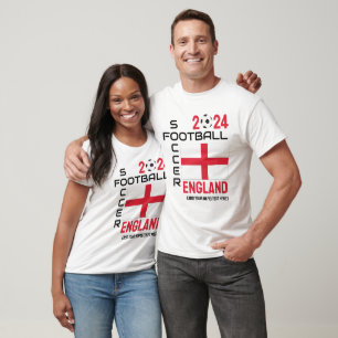 ENGLAND Football Custom Name 2024 ANY YEAR  T-Shirt
