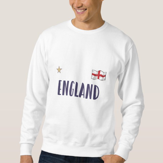 England Football Fan Shirt English Flag (Front)