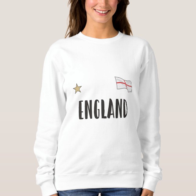 England Football Fan Shirt English Flag (Front)