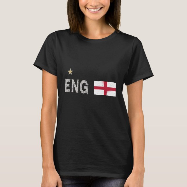 England Football Fan Shirt English Flag (Front)