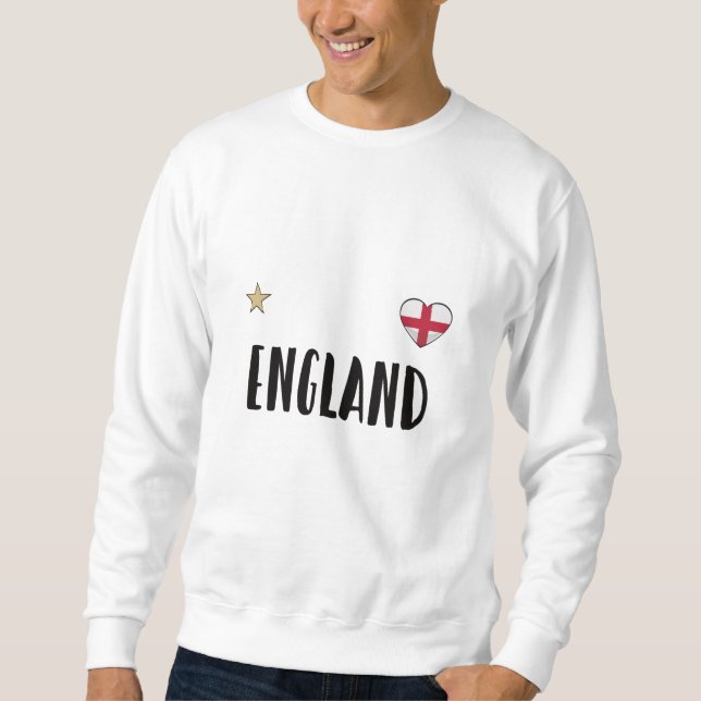 England Football Fan Shirt English Flag (Front)