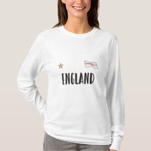 England Football Fan Shirt English Flag