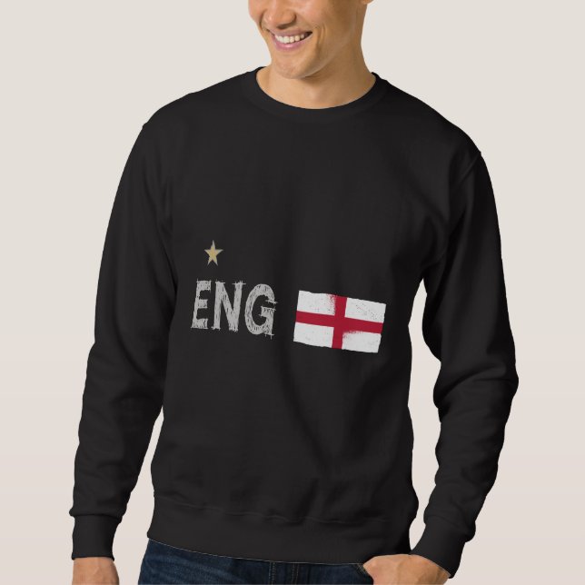 England Football Fan Shirt English Flag (Front)