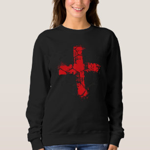 England Football St George Cross Supporter Fan Eng Sweatshirt