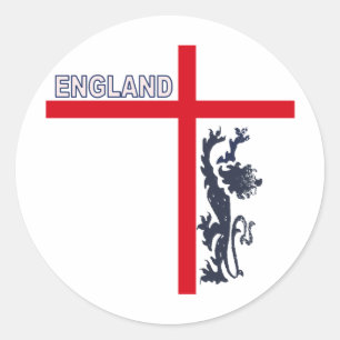 ENGLAND george cross Classic Round Sticker