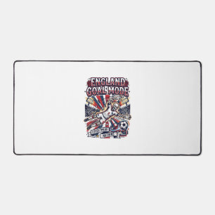 England Goal Mode Skeleton Striker Nations Streetw Desk Mat