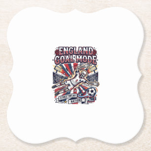 England Goal Mode Skeleton Striker Nations Streetw Paper Coaster