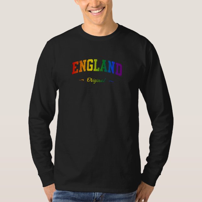 England Great Britain Sport LGBTQAI+ Souvenir Merc T-Shirt (Front)