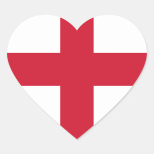 england heart sticker