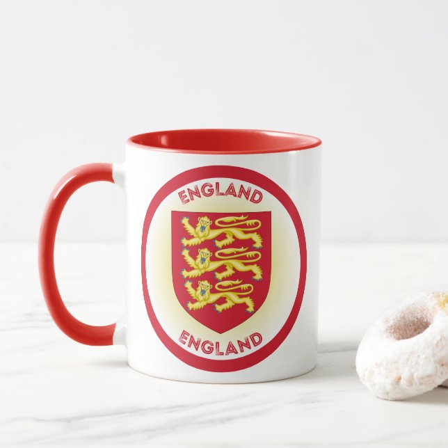 England Heritage Emblem Mug (With Donut)