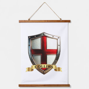 England Heritage Shield for Collins Hanging Tapestry