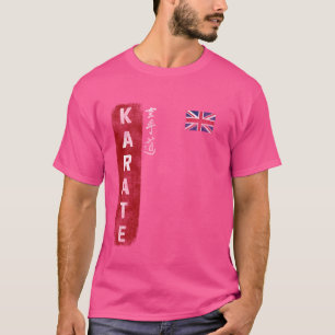 England Karate English UK flag Kyokushinkai Dojo s T-Shirt