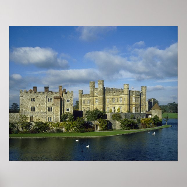 England, Kent, Leeds Castle Poster (Front)