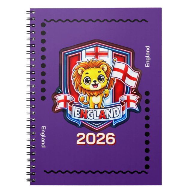 England Kids Notebook (Front)