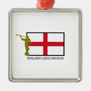 ENGLAND LEEDS MISSION LDS CTR METAL TREE DECORATION