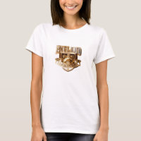 England Lionesses Gold T-Shirt