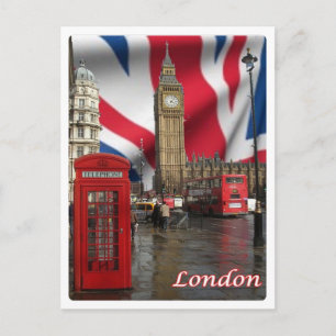 England - London - Big Ben - Postcard