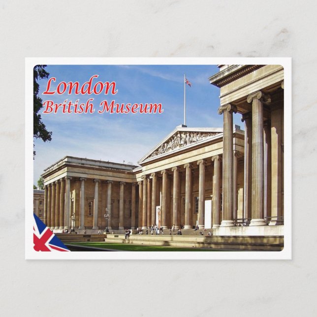 England - London - British Museum - Postcard (Front)