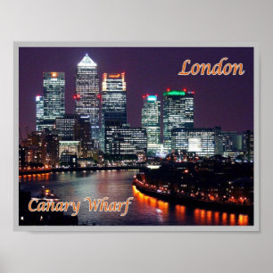 England - London - Canary Wharf - Poster