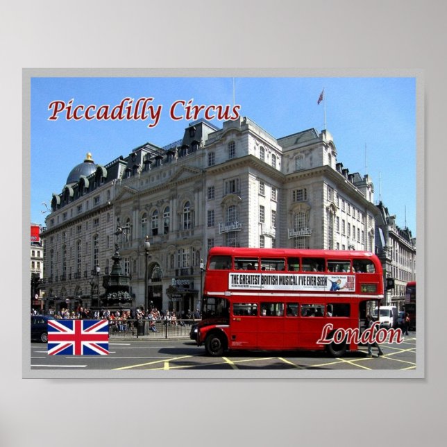 England - London - Piccadilly Circus - Poster (Front)