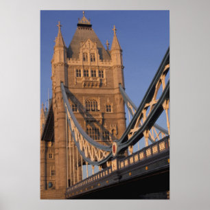 England, London, The Tower Bridge Poster