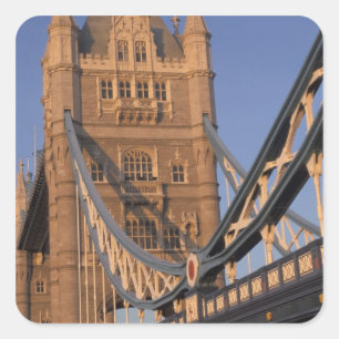 England, London, The Tower Bridge Square Sticker
