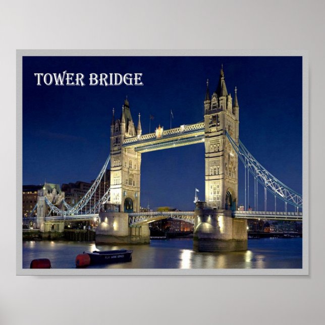 England - London - Tower Bridge - Poster (Front)