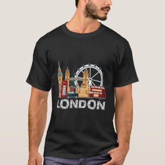 England London Travel Tourist Souvenir For Men Wom T-Shirt