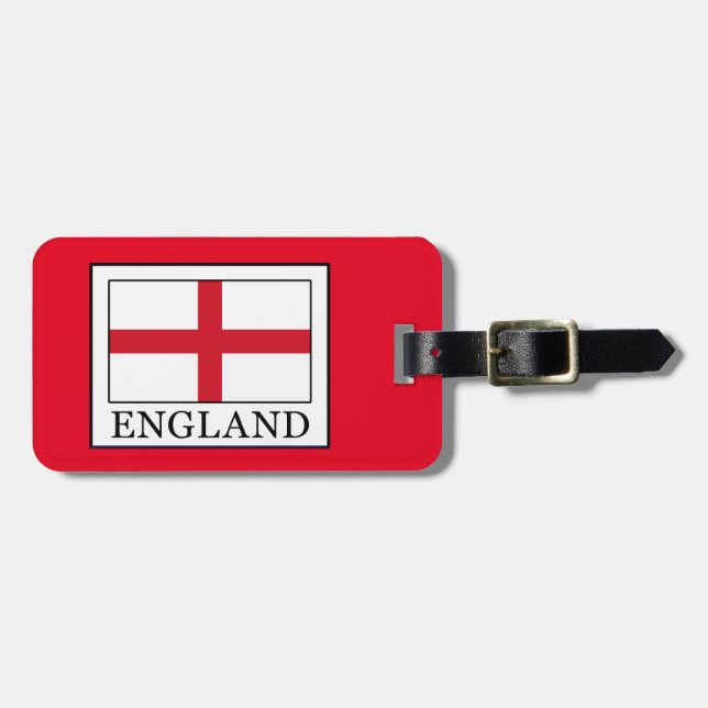 England Luggage Tag (Front Horizontal)